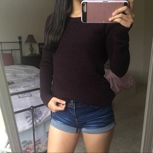 LOFT Purple Sweater
